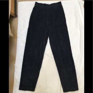 Vintage High-Waisted Corduroy Pants